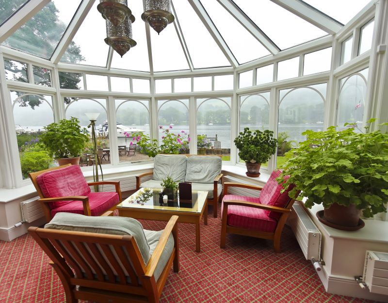 Sunroom with Winter View